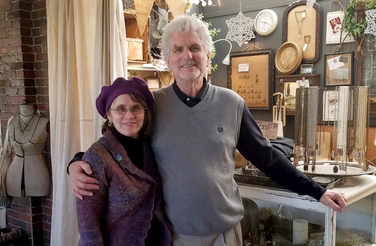 Lynda Suda is manager of Five River's MetroParks 2nd Street Market. She took over the role when long-time manager Jimmy Harless (right) retired. CONTRIBUTED PHOTO