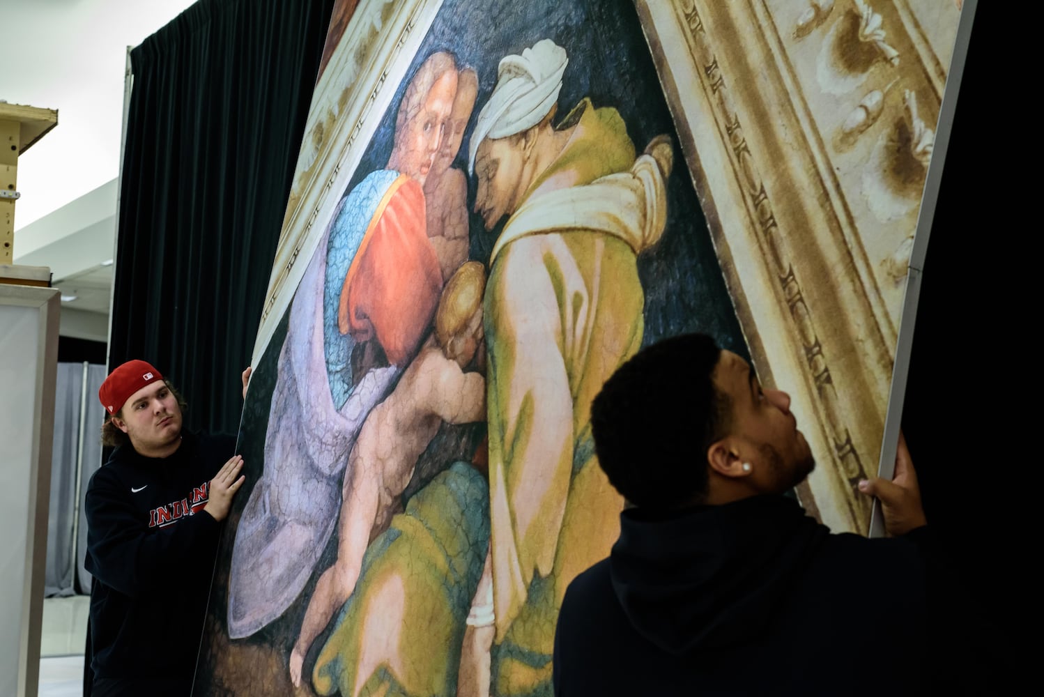 PHOTOS: A sneak peek of Michelangelo’s Sistine Chapel: The Exhibition at The Mall at Fairfield Commons