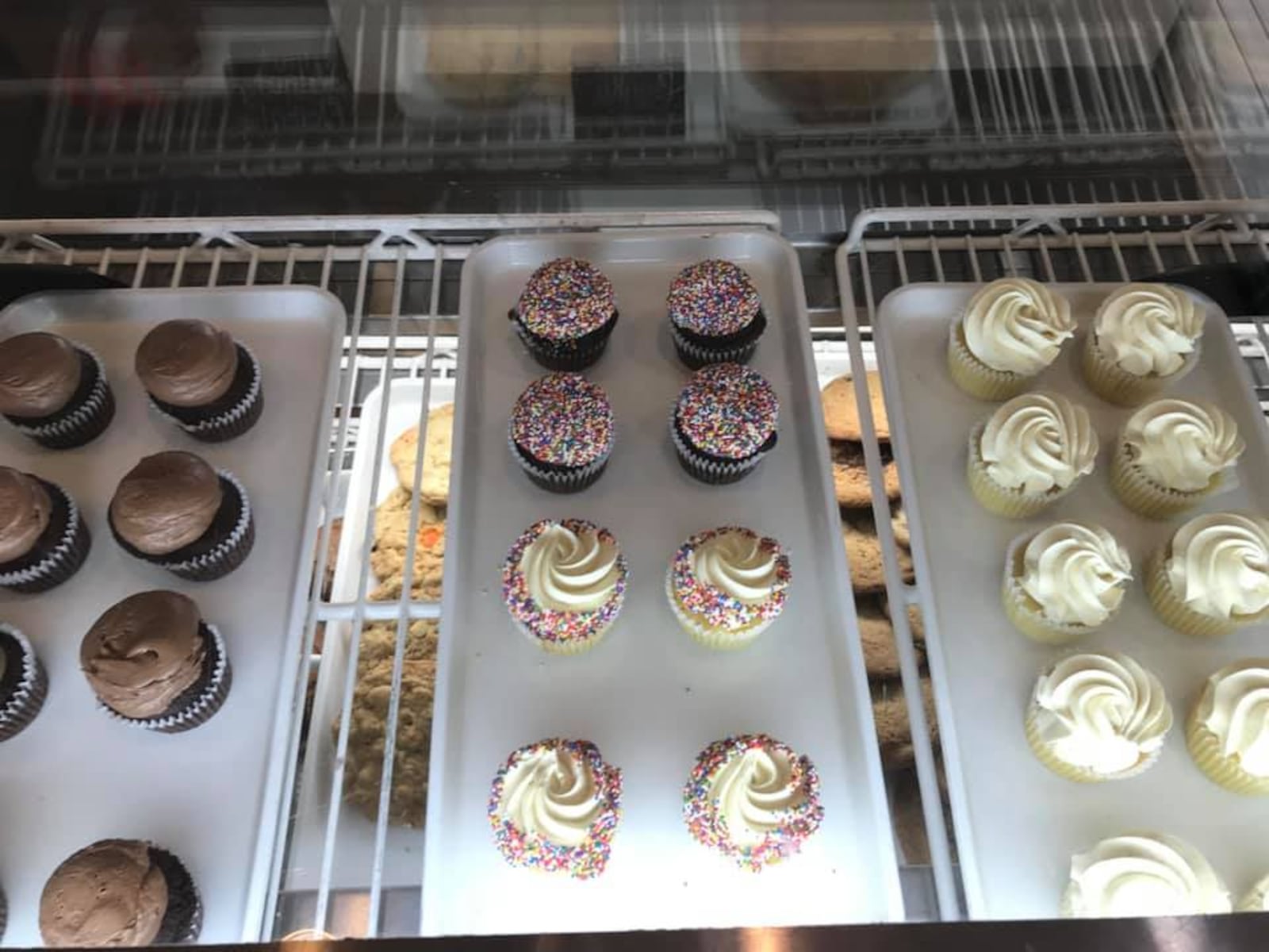 A selection of cupcakes available at Sweet Adaline's Bakery in downtown Tipp City.