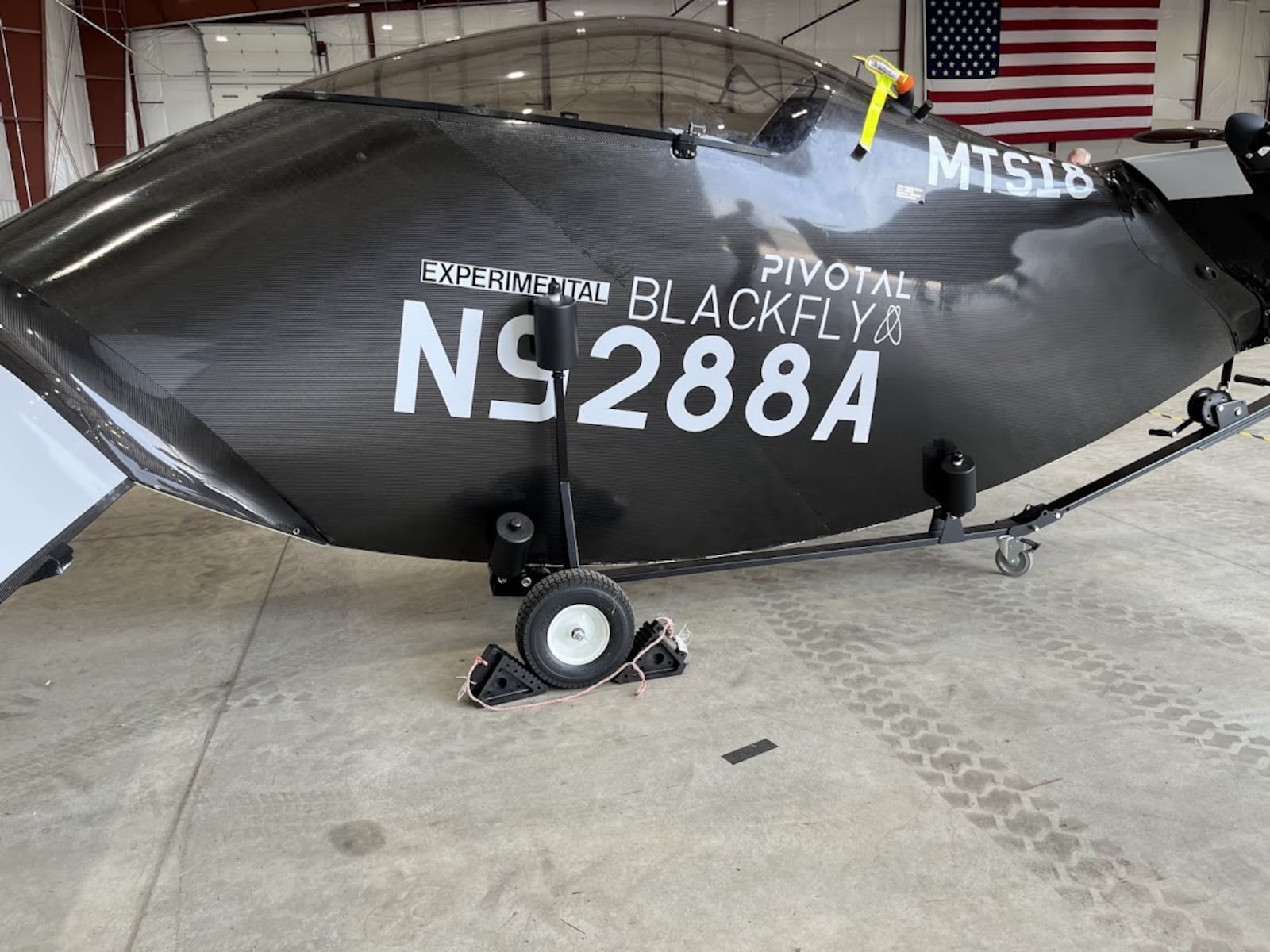 The Pivotal BlackFly, up close, at Springfield-Beckley Municipal Airport. THOMAS GNAU/STAFF