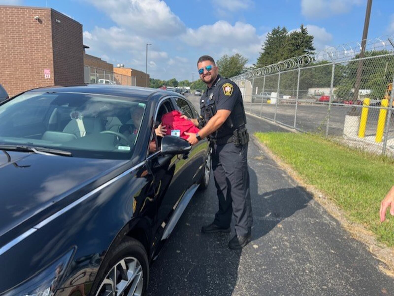 Mad River Schools passed out backpacks donated by Hope4Riverside on Friday, Aug. 26. Mad River begins Sept. 6. Courtesy of Mad River.