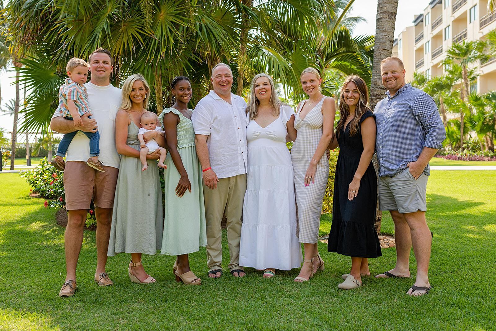 The Salazar family today: Left to right: Grandson Brodie Salazar, son Christian and his wife Cassondra holding grandson Jack, Lexi Salazar, Steve Salazar, Heather Salazar, Cara Salazar, Cassidy and Caleb Salazar.