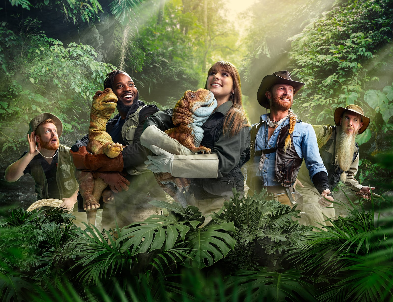 The group of trainers that help raise the baby dinosaurs at Jurassic Quest (contributed by Jurassic Quest)