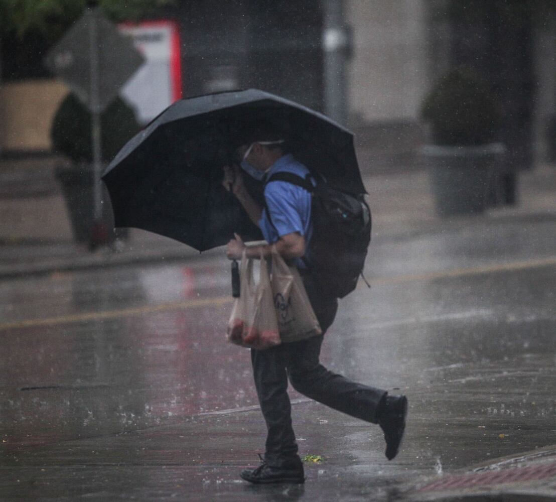 Fall rain soaks the Miami Valley on Monday