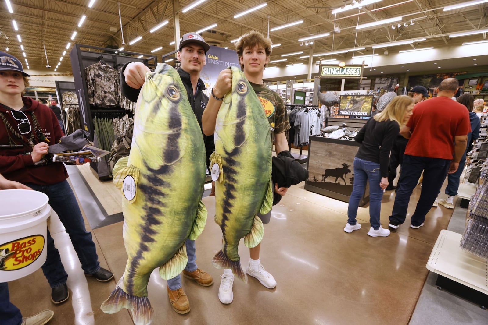 Bass Pro Shops celebrates the grand opening of their new store Wednesday, Feb. 21, 2024 in West Chester Township. NICK GRAHAM/STAFF