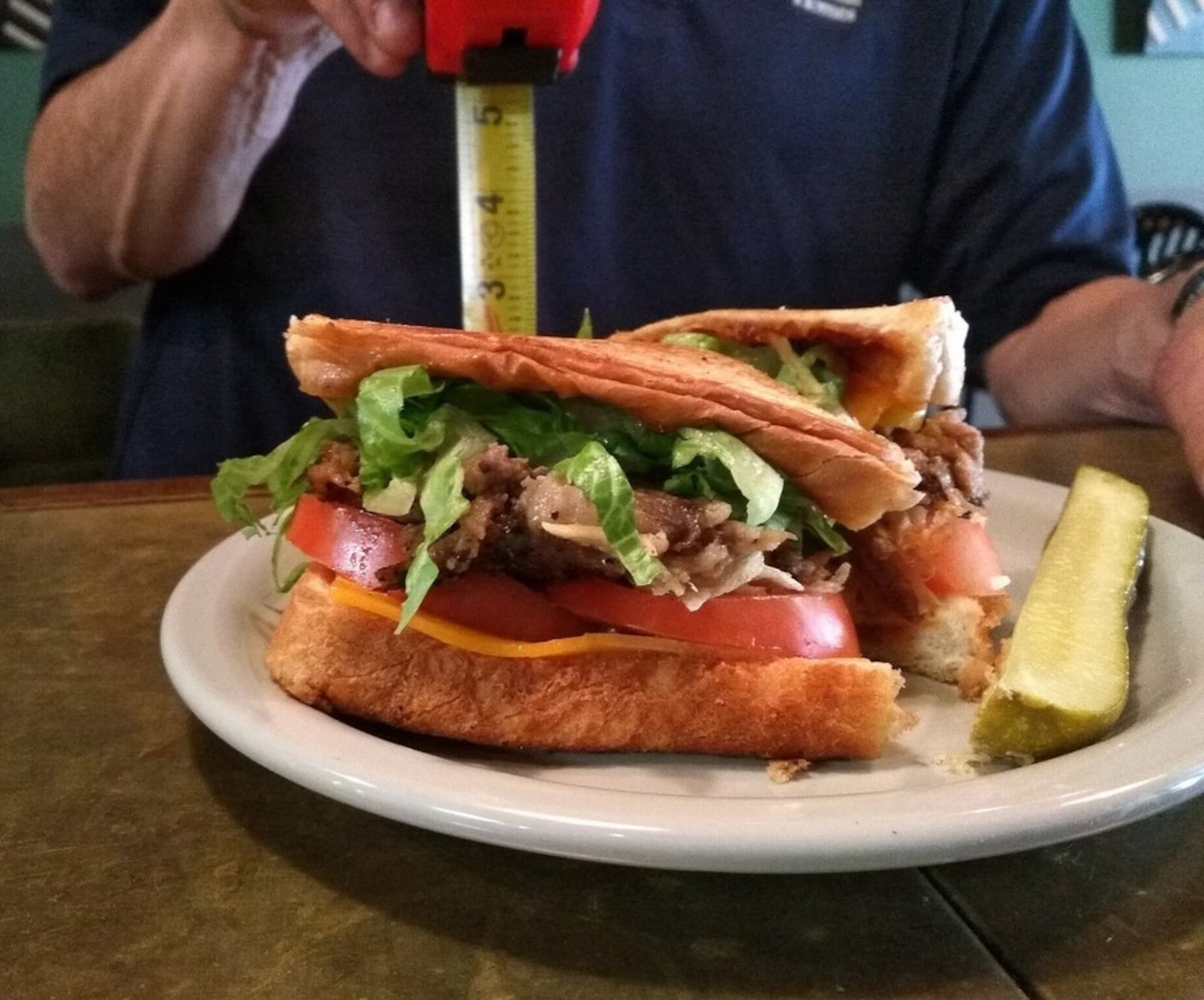 A Hannah's Bar and Restaurant pork sandwich.  Photo: contributed by Hannah's.