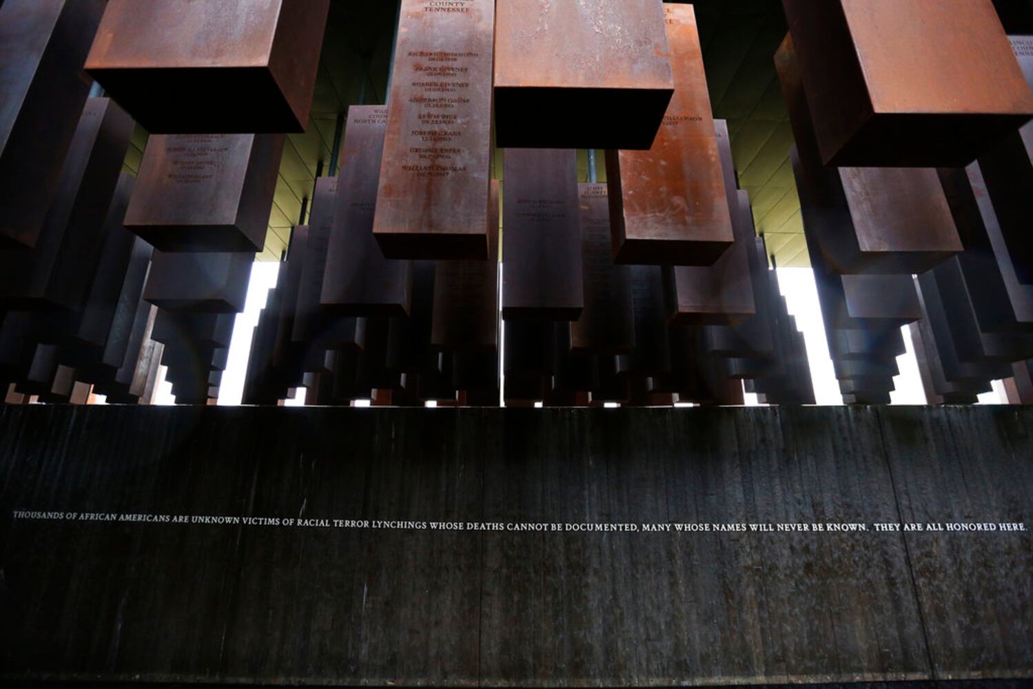 Photos: National Memorial for Peace and Justice for lynching victims opens in Alabama