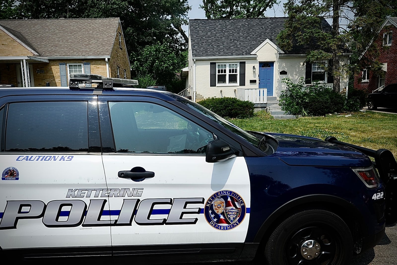 Kettering police were back at a house in the 2500 block of California Avenue Wednesday, June 7, 2023, after a 28-year-old woman was found dead with multiple gunshot wounds late Tuesday afternoon. Her death is the city's first homicide of the year. MARSHALL GORBY\STAFF