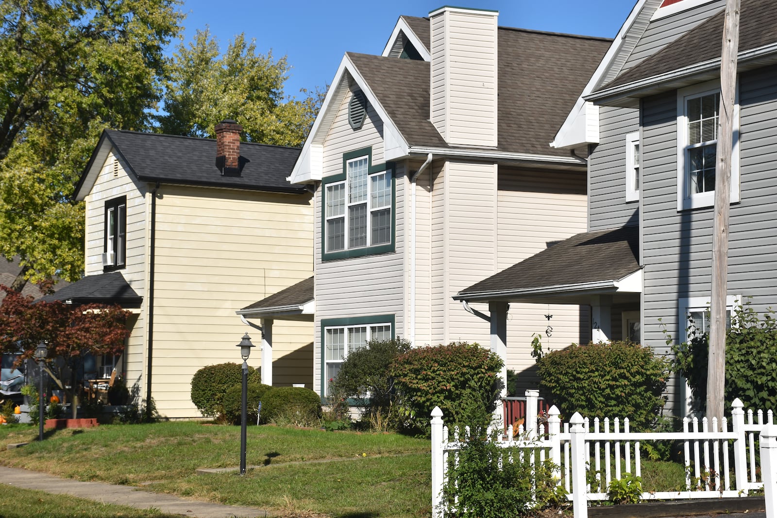 Existing homes in the Wolf Creek neighborhood. County Corp plans to build 27 new affordable rental homes in the Wolf Creek neighborhood in West Dayton. CORNELIUS FROLIK / STAFF