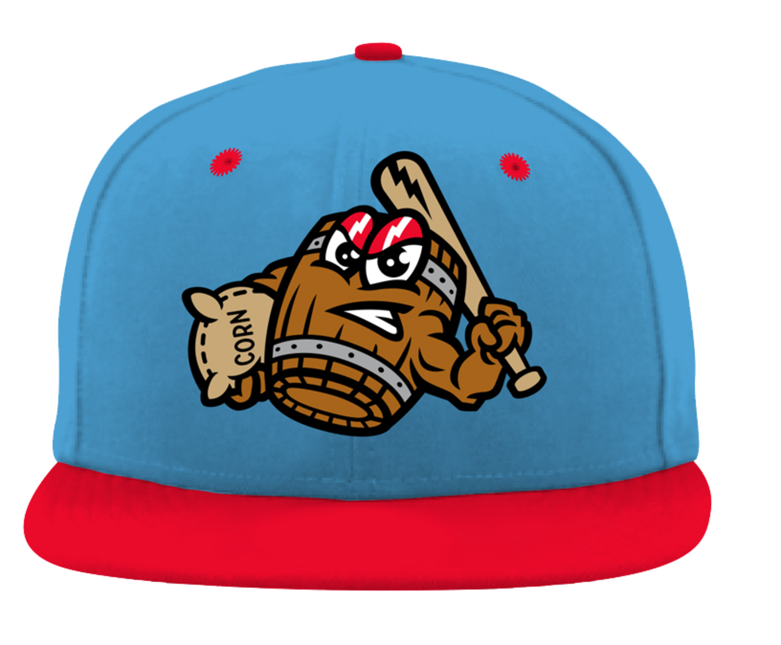 The Reds' Triple-A affiliate Louisville Bats will wear these hats during an upcoming game. (Photo courtesy: Louisville Bats)