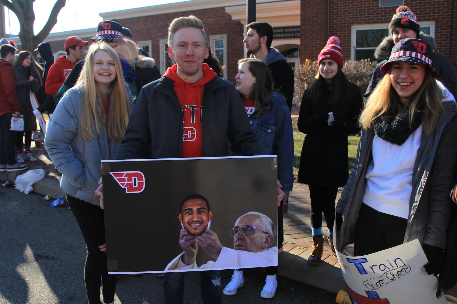 Photos: Signs at ESPN Gameday at Dayton