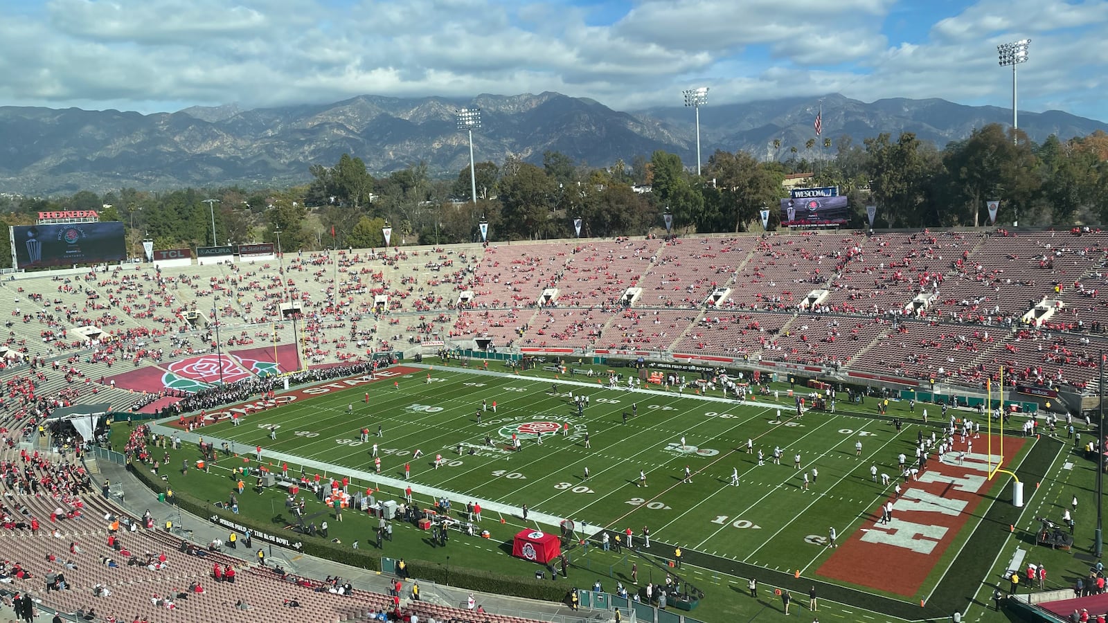 Ohio State-Utah Rose Bowl pregame photos Jan. 1, 2022, at the Rose Bowl Stadium in Pasadena, Calif.