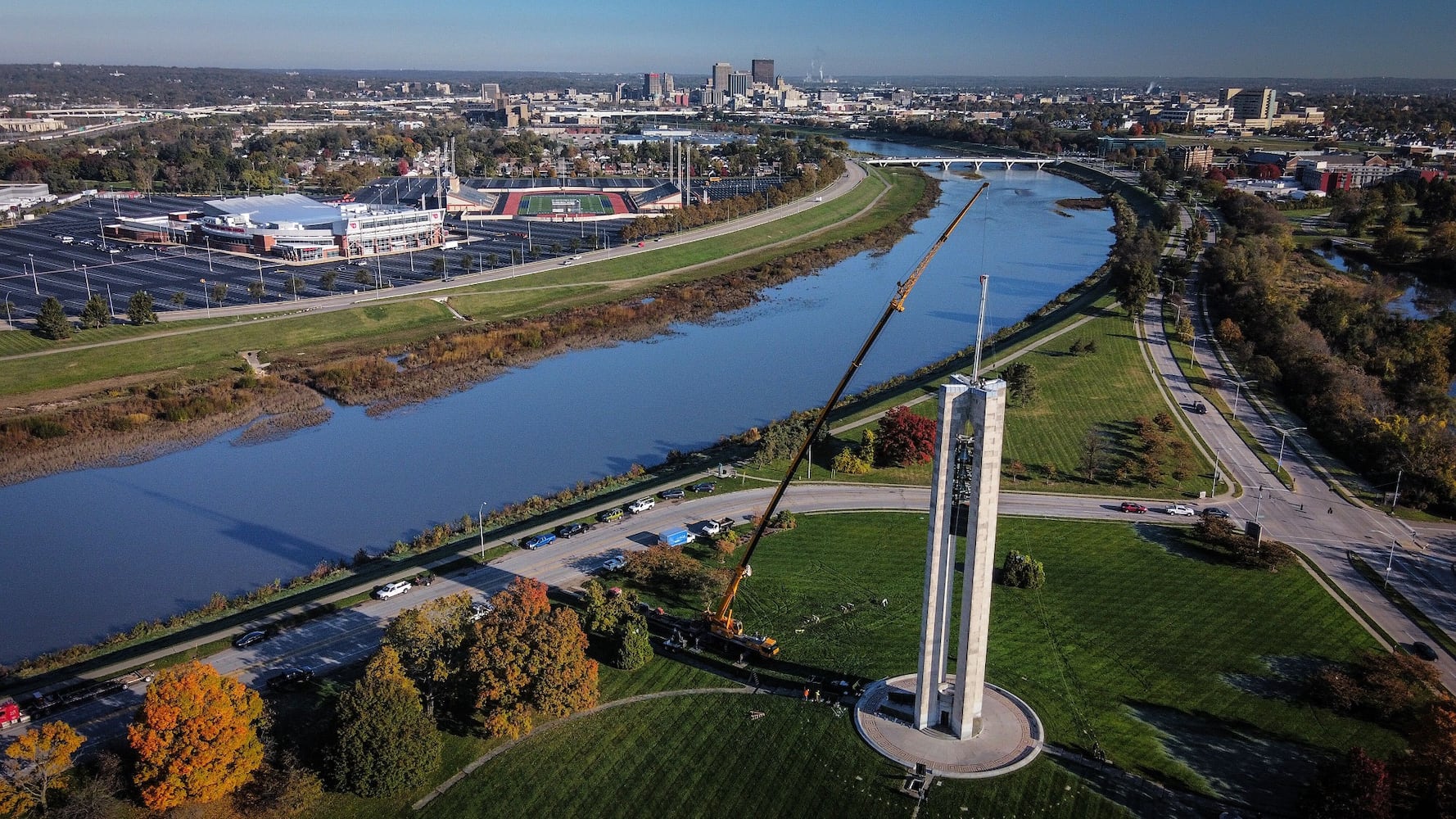 PHOTOS: Carillon’s Tree of Light beginning to take shape