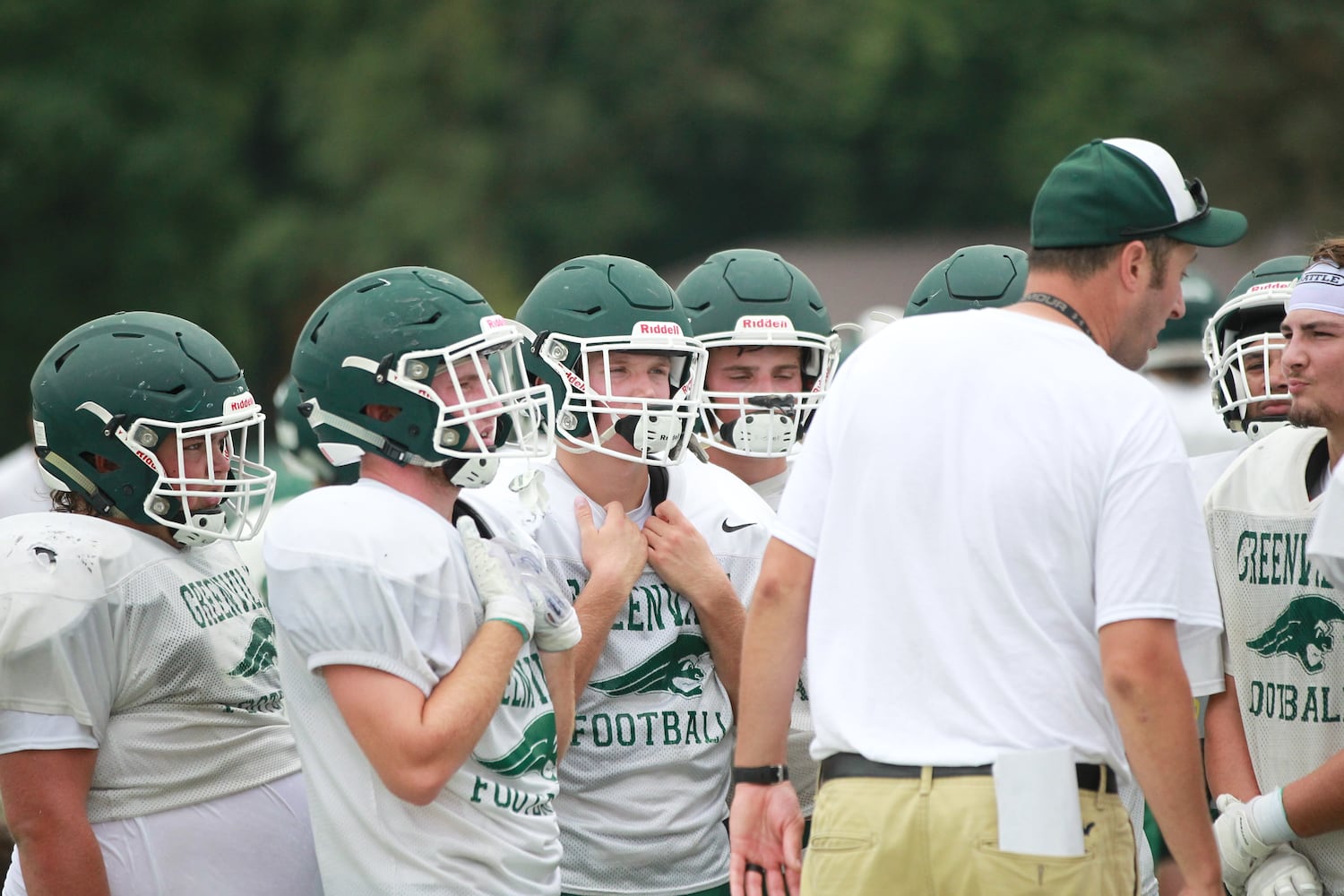 PHOTOS: Celina at Greenville, preseason football scrimmage