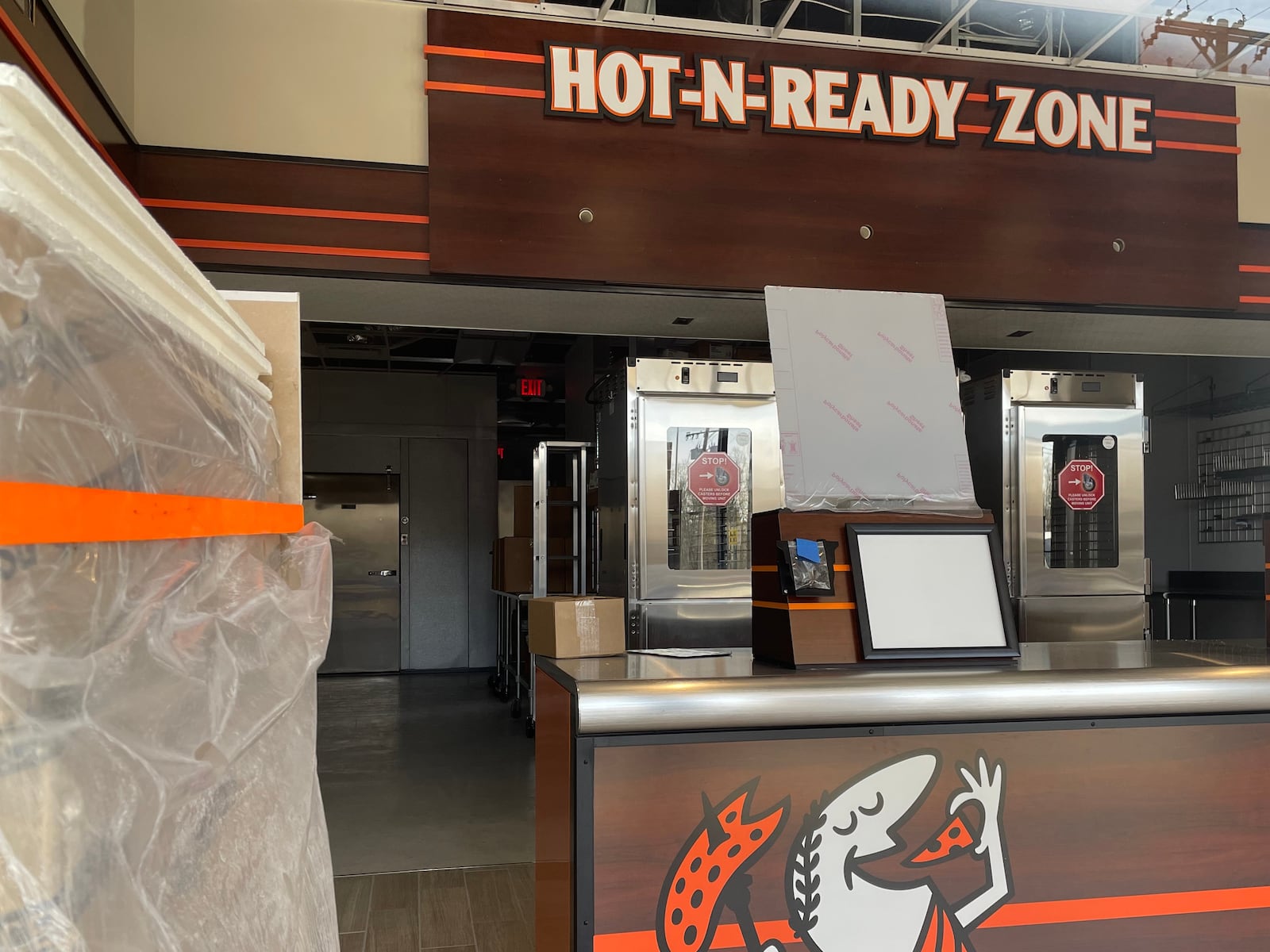 Construction is underway on a new Little Caesars carryout location in the Dixie Square Shopping Center in Harrison Twp. after the pervious store was destroyed in the 2019 Memorial Day tornadoes.