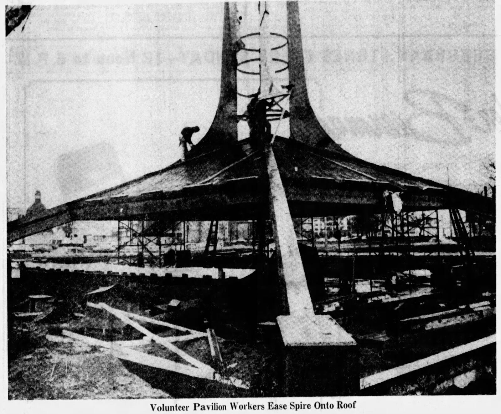 Oct. 29, 1967: Progress Pavilion under construction. DAYTON DAILY NEWS ARCHIVES