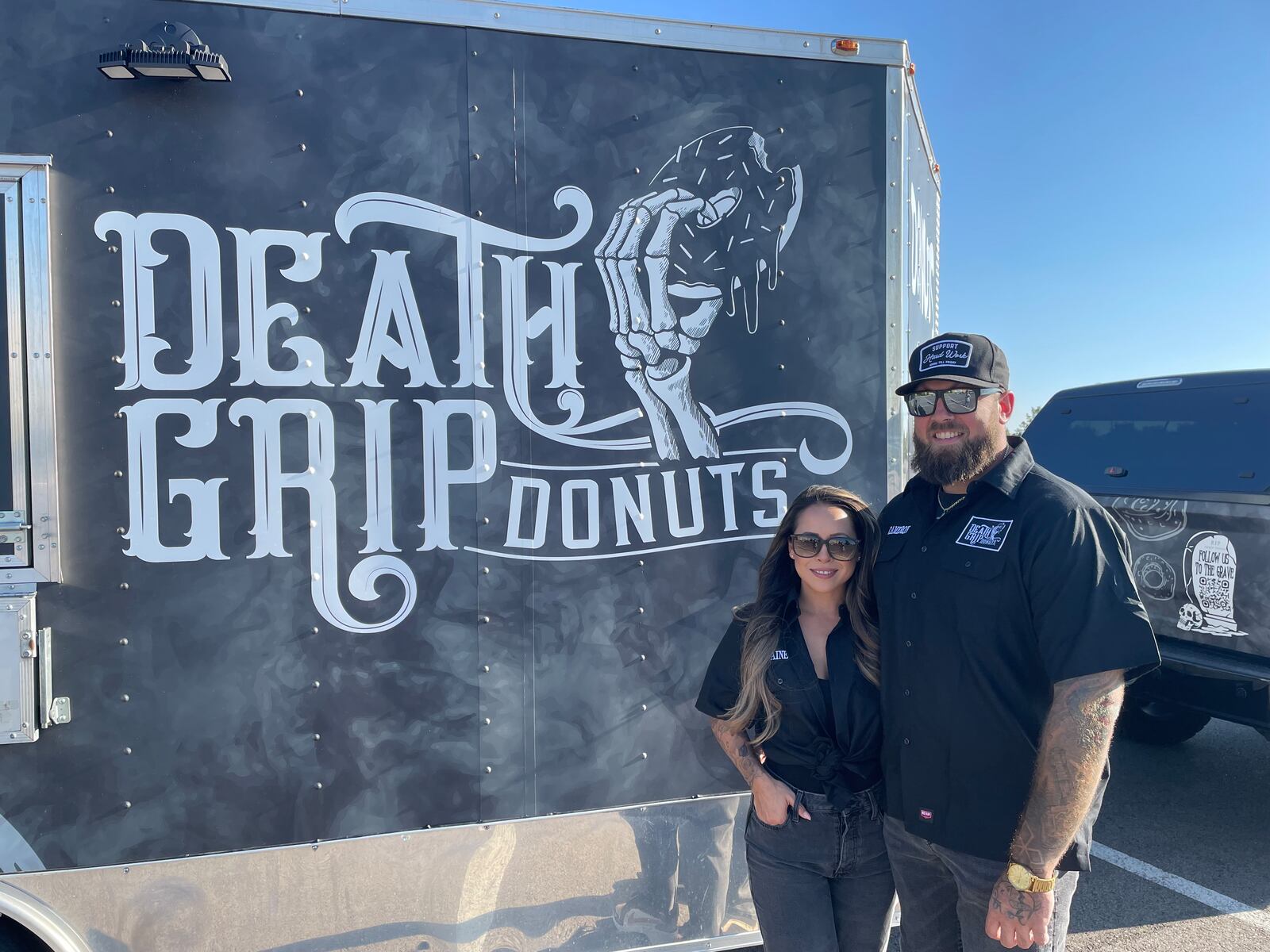 After traveling all over the United States and stopping at various donut shops, donut connoisseur Cameron Hill and his girlfriend, Lainey Lucas, have opened Death Grip Donuts. NATALIE JONES/STAFF