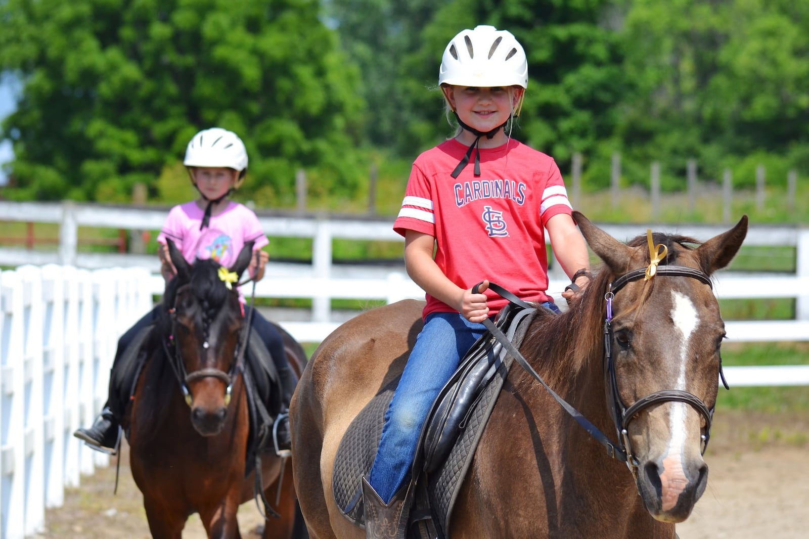 Trail rides are offered at Carriage Hill MetroPark Riding Center from June through October. CONTRIBUTED