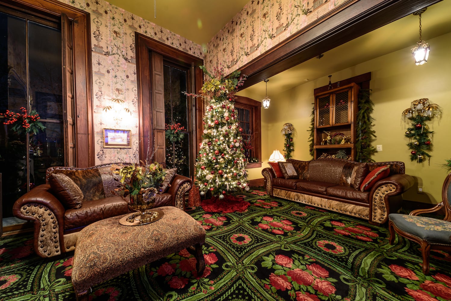 PHOTOS: The Bossler Mansion in St. Anne's Hill decked out for the holidays