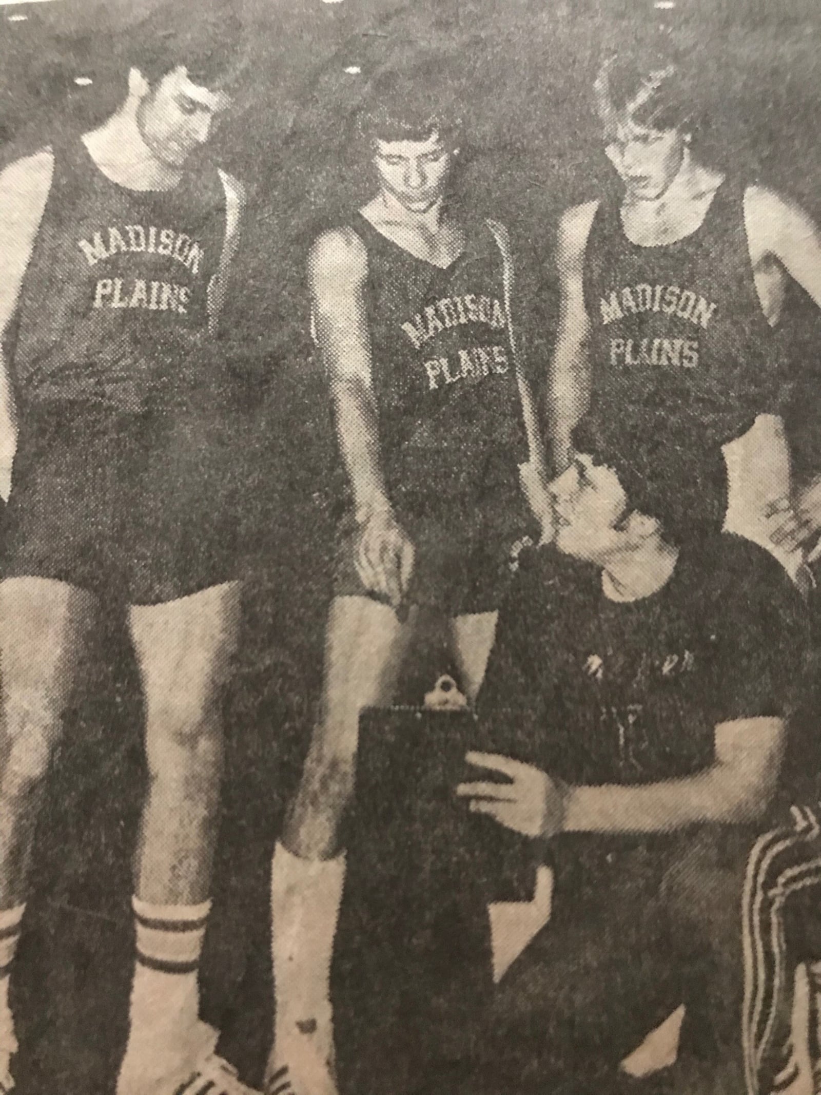 Dan Hughes, just 23, was in his first year of coaching when he led Madison Plains High near London, Ohio to the District Championships at the end of the 1978-79 season. CONTRIBUTED