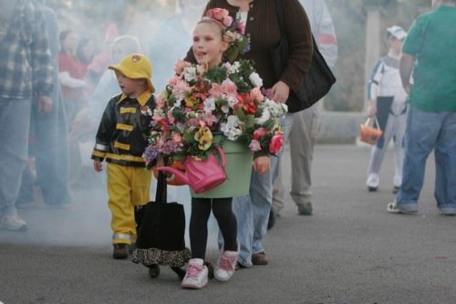 Hundreds of youngsters stopped at Cleveland School's Trunk or Treat event on their Beggar's Night rounds Thursday, Oct 30 in Dayton.