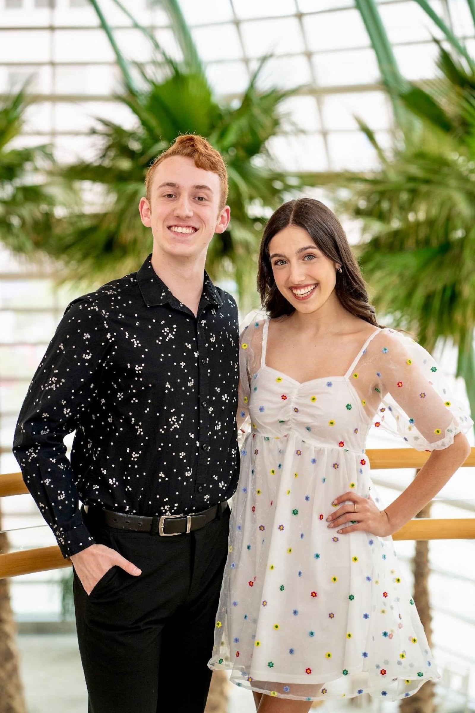 Patrick Comunale of Centerville High School and Maggie Weckesser of Chaminade Julienne Catholic High School are the 2023 Miami Valley High School Theatre Awards Jimmy Award nominees. They will represent MVHSTA at the 31st annual Jimmy Awards in New York City on June 26 at Broadway’s Minskoff Theatre. PHOTO BY RON VALLE