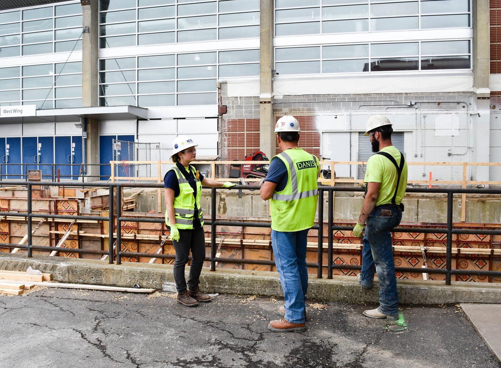 Roxanne Webb is a field safety engineer with Danis, one of Dayton’s largest construction groups. She is one of the women who are increasingly taking on blue-collar jobs.