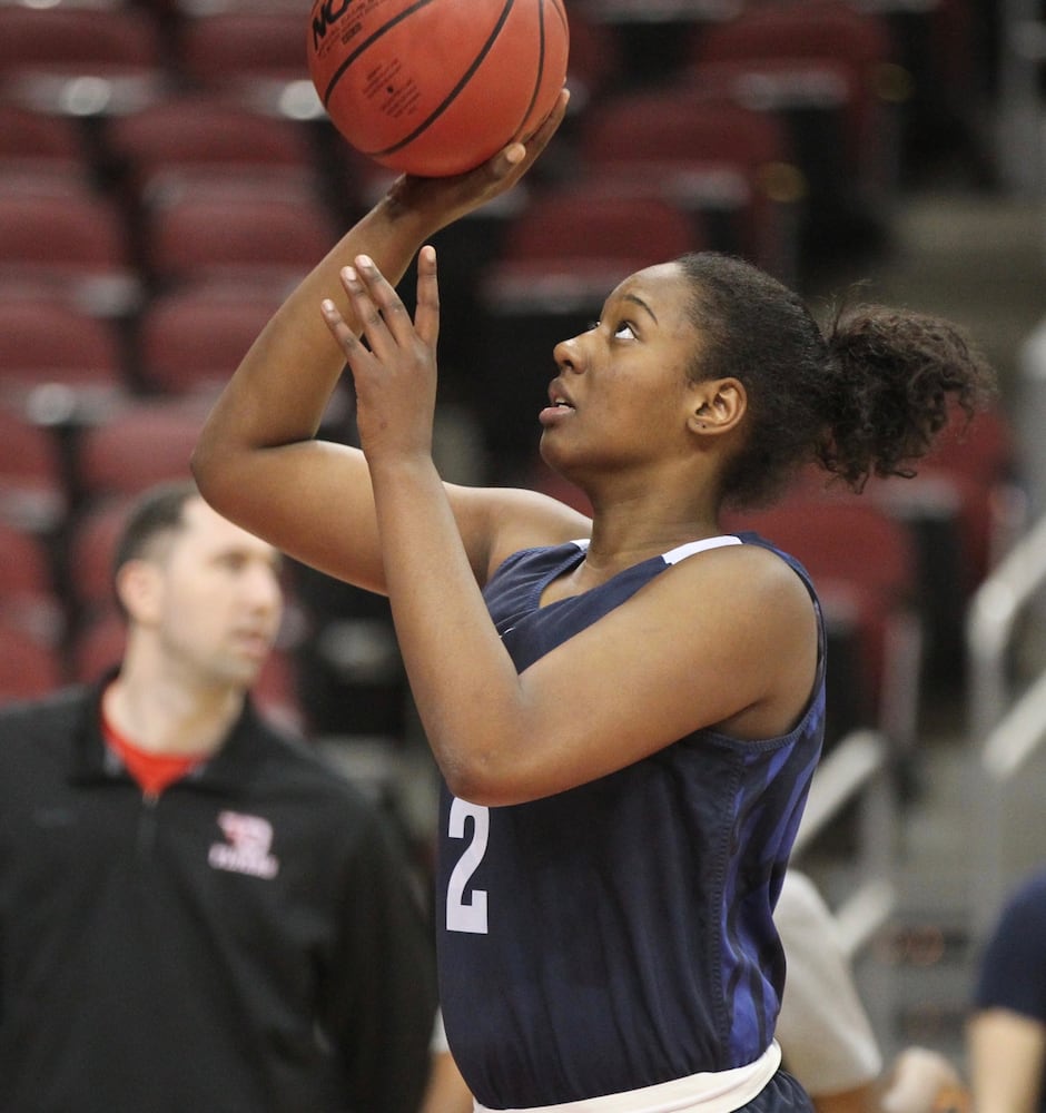 Photos: Dayton Flyers practice in Louisville