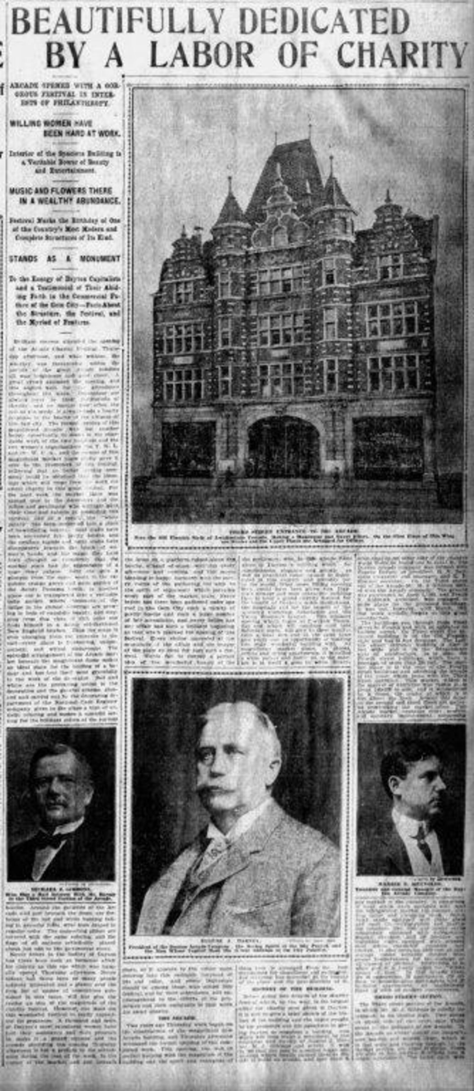 Dayton Daily News front page on March 3, 1904