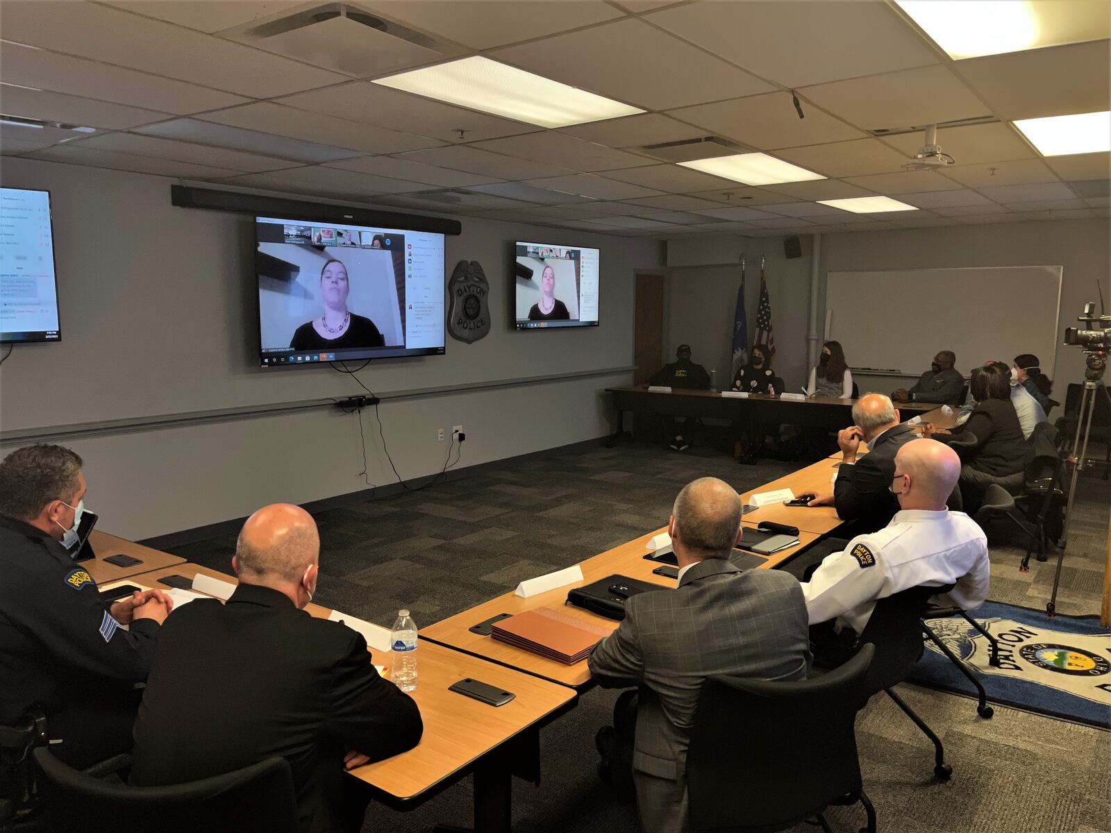 A Dayton use-of-force committee held a meeting on Tuesday, Feb. 22, at the Dayton Safety Building. Committee members were presented with use-of-force statistics for 2020. CORNELIUS FROLIK / STAFF