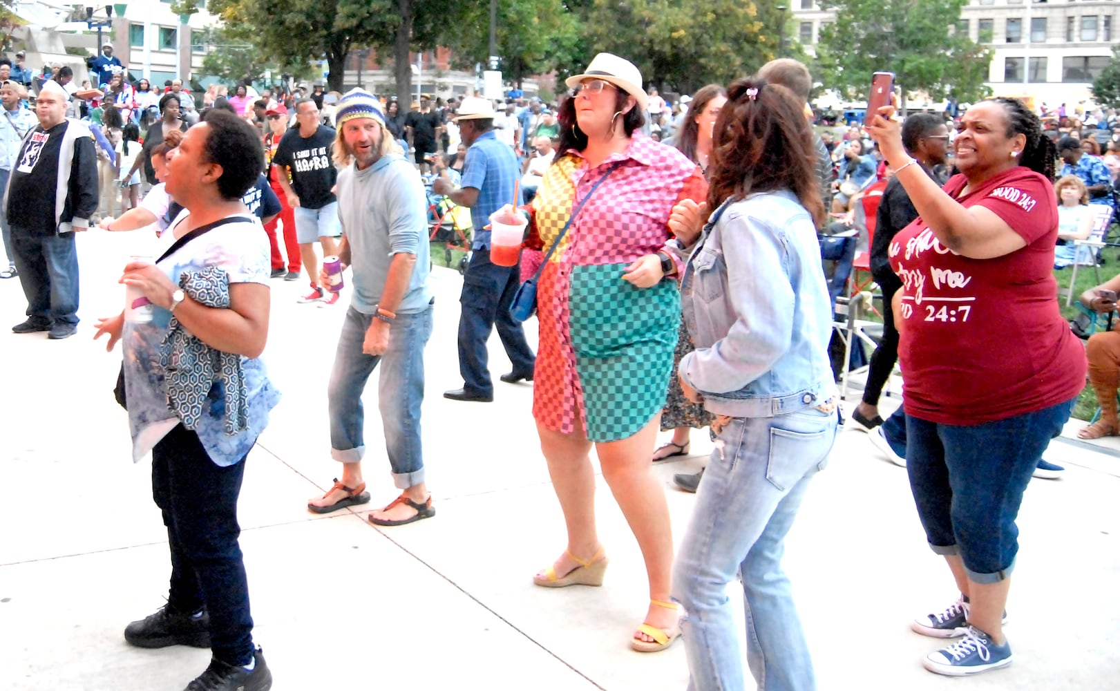 Did we spot you at the Dayton Funk All-Stars concert?