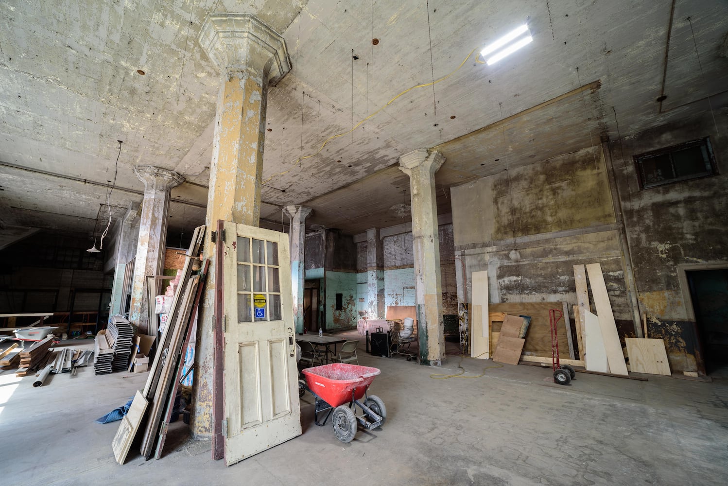 PHOTOS: Construction continues on The Manhattan, a historic Webster Station building