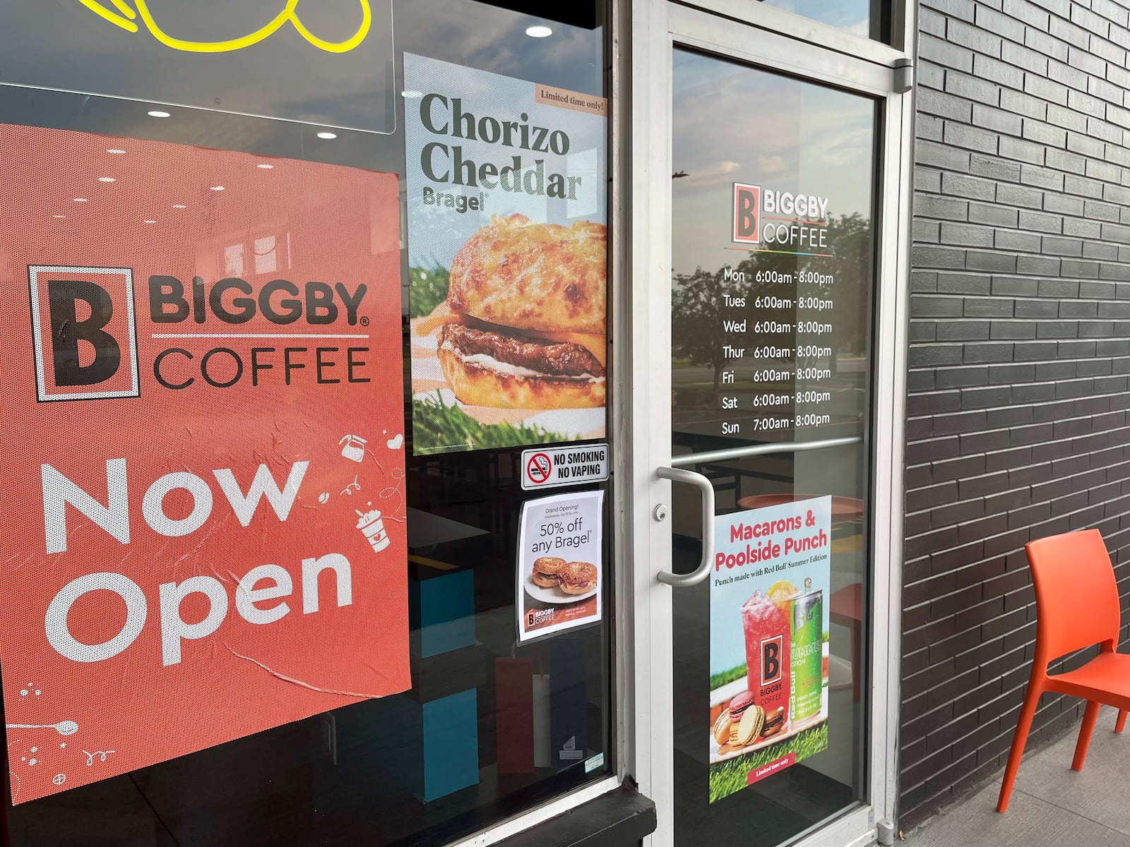 Biggby Coffee is now open at 2061 E. Dorothy Lane in Kettering. NATALIE JONES/STAFF