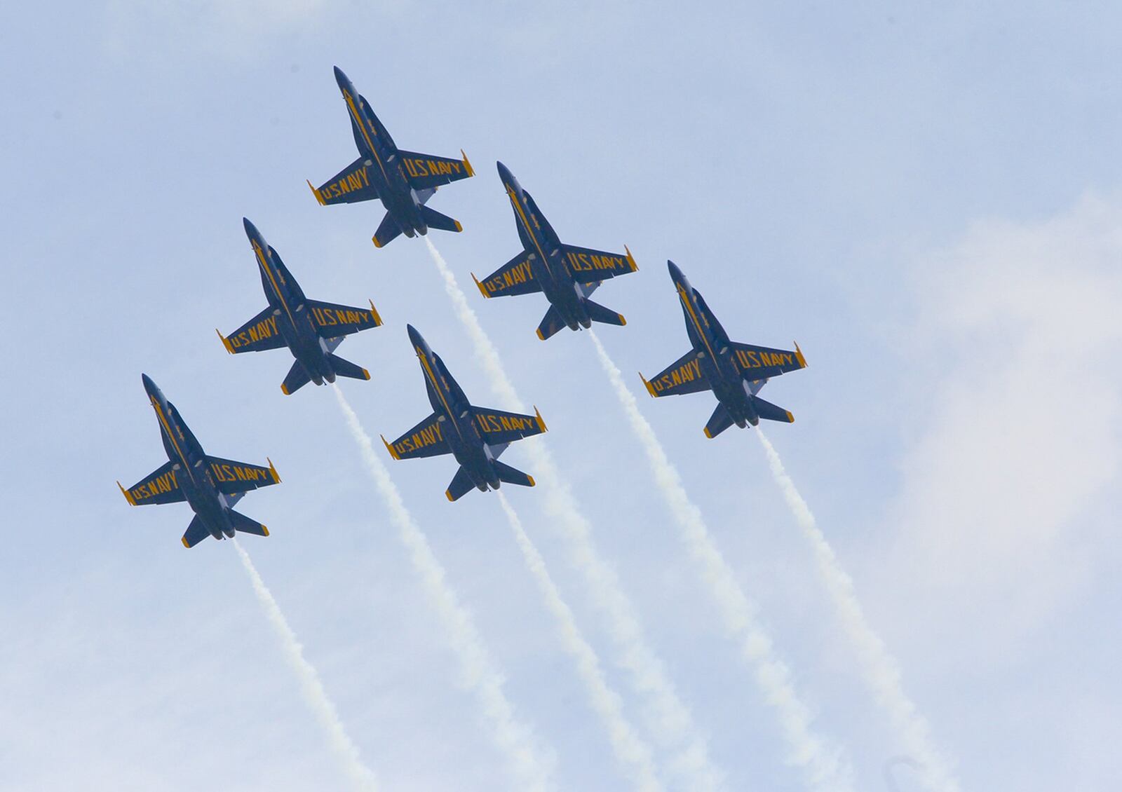 The U.S. Navy Blue Angels will be back this year for Vectren Dayton Air Show held at the Dayton International Airport,   June 23-24, 9 a.m. to 6 p.m. GREG LYNCH / STAFF