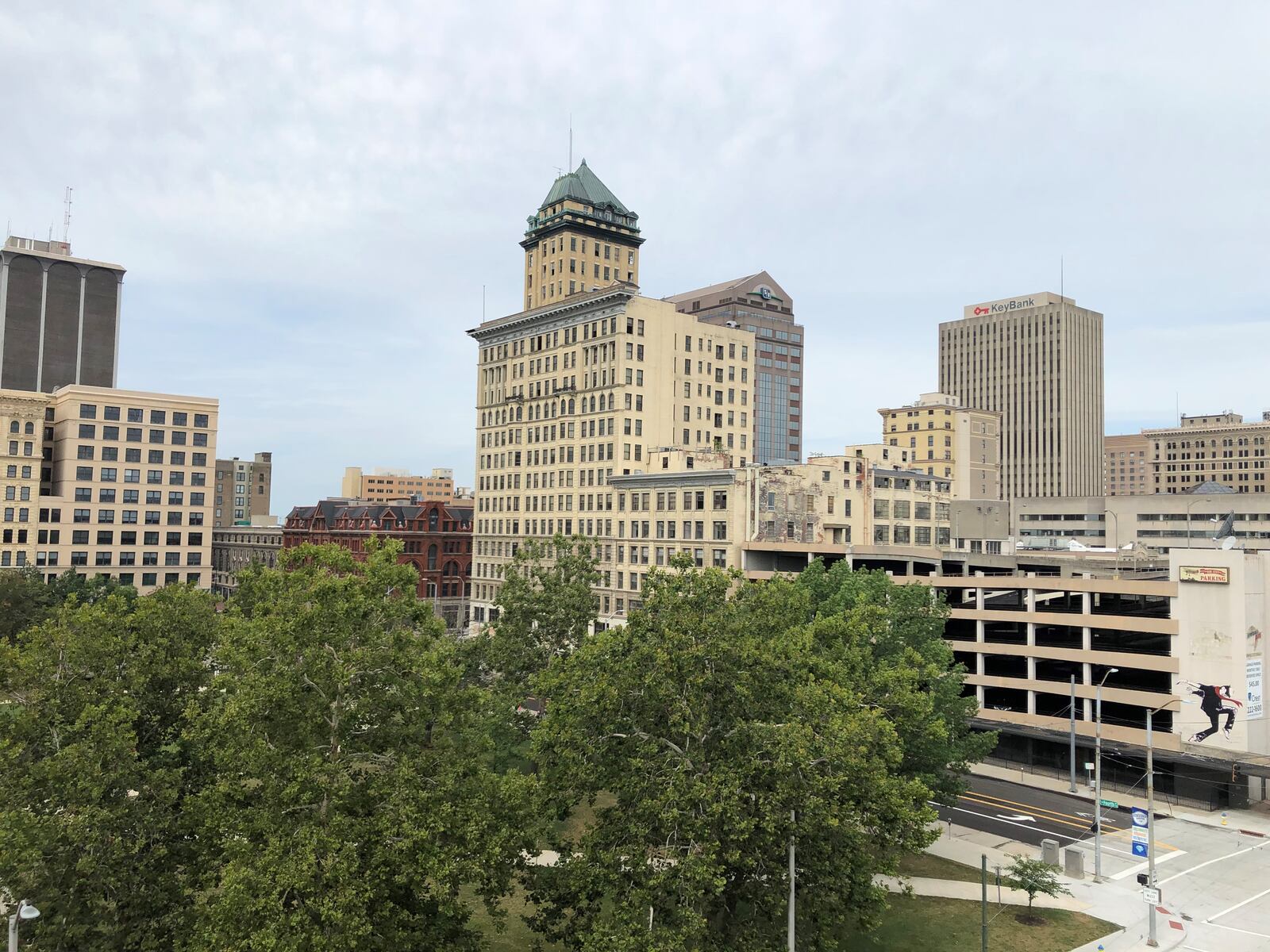 The Centre City building at 40 S. Main St., in downtown Dayton. The building is just north of the Levitt Pavilion Dayton. CORNELIUS FROLIK / STAFF