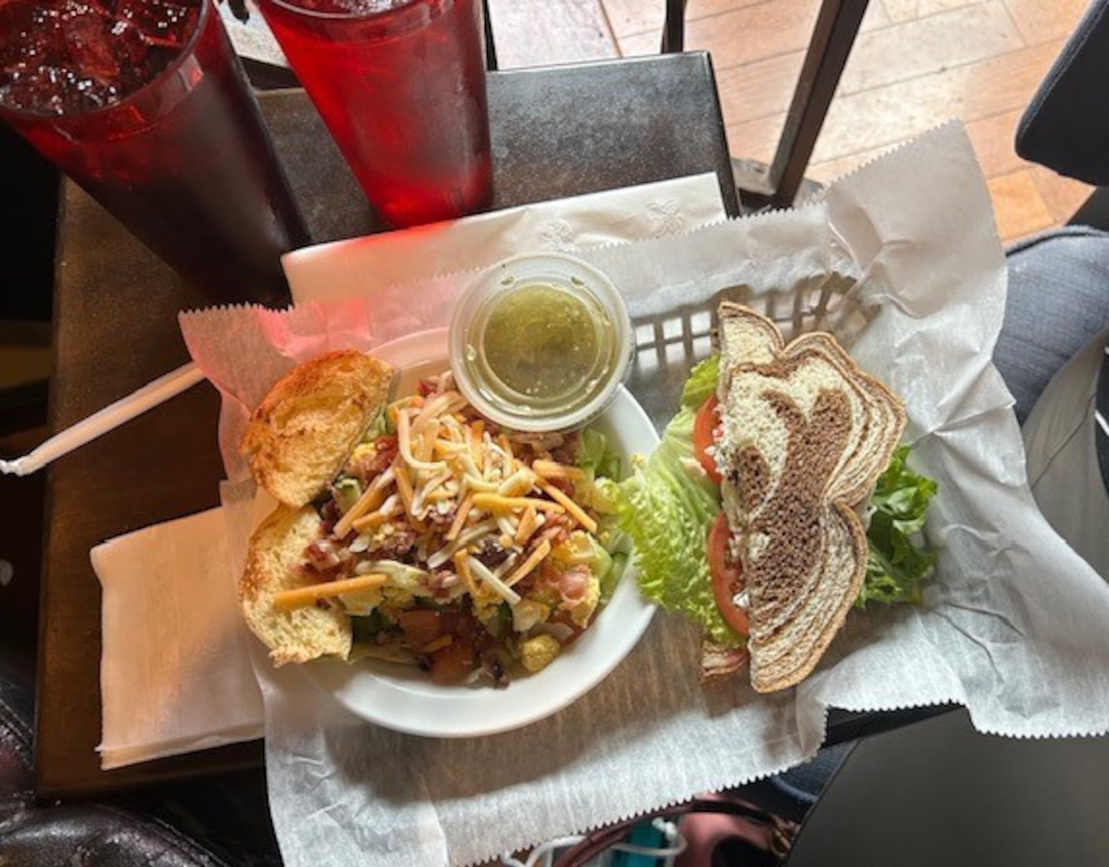 Try a sandwich and salad at Flyboys Deli in Oakwood. CONTRIBUTED BY JANA COLLIER 