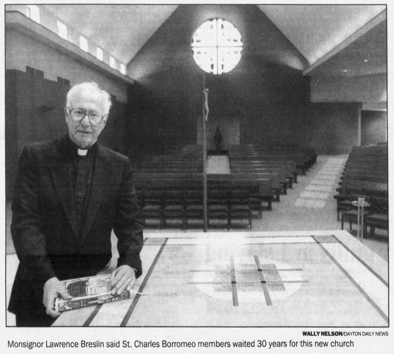 March 5, 1993: St. Charles Borromeo Parish has a new home. DAYTON DAILY NEWS ARCHIVES