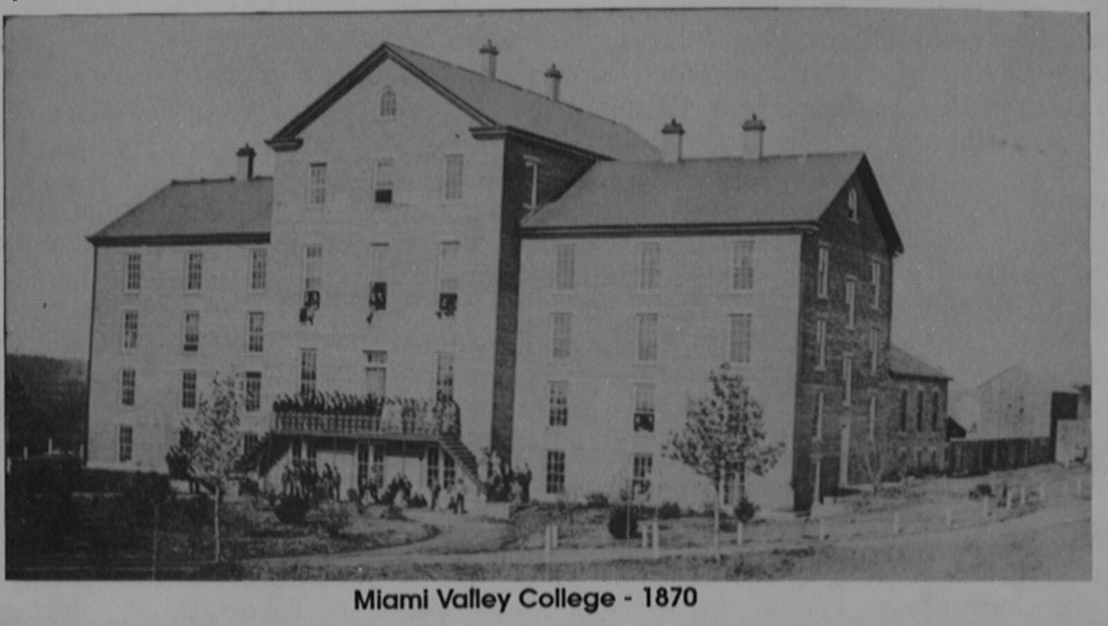 Miami Valley College, a Quaker school in Springboro, was co-ed in the 1870s .  