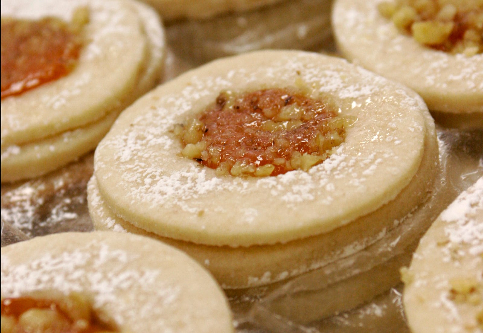 Judging for the Dayton Daily News  holiday cookie contest took place Monday Nov. 8. Judges taste-tested 71 cookie entries. These Hungarian butter cookies, baked by Jean Schaney of Miamisburg, were the first place winner.