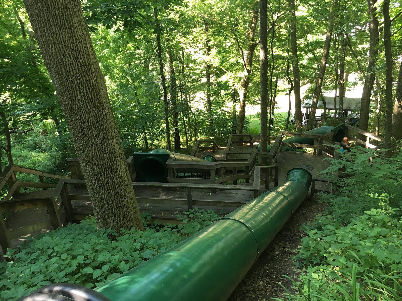 The Archeology Adventure Zone playground at Carillon Historical Park, one of the hidden playgrounds to explore around the Miami Valley (TABATHA WHARTON/STAFF)