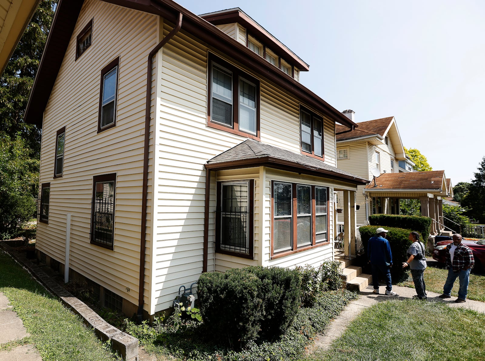 Several bullets were shot into a home at 33 W. Fairview Ave. that killed a 12-year-old girl while she was sleeping in her bed Friday, Aug. 23, 2024. MARSHALL GORBY\STAFF