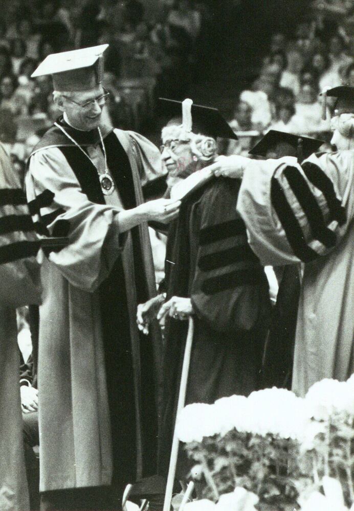 PHOTOS: Jessie Hathcock, the University of Dayton’s first female African American graduate