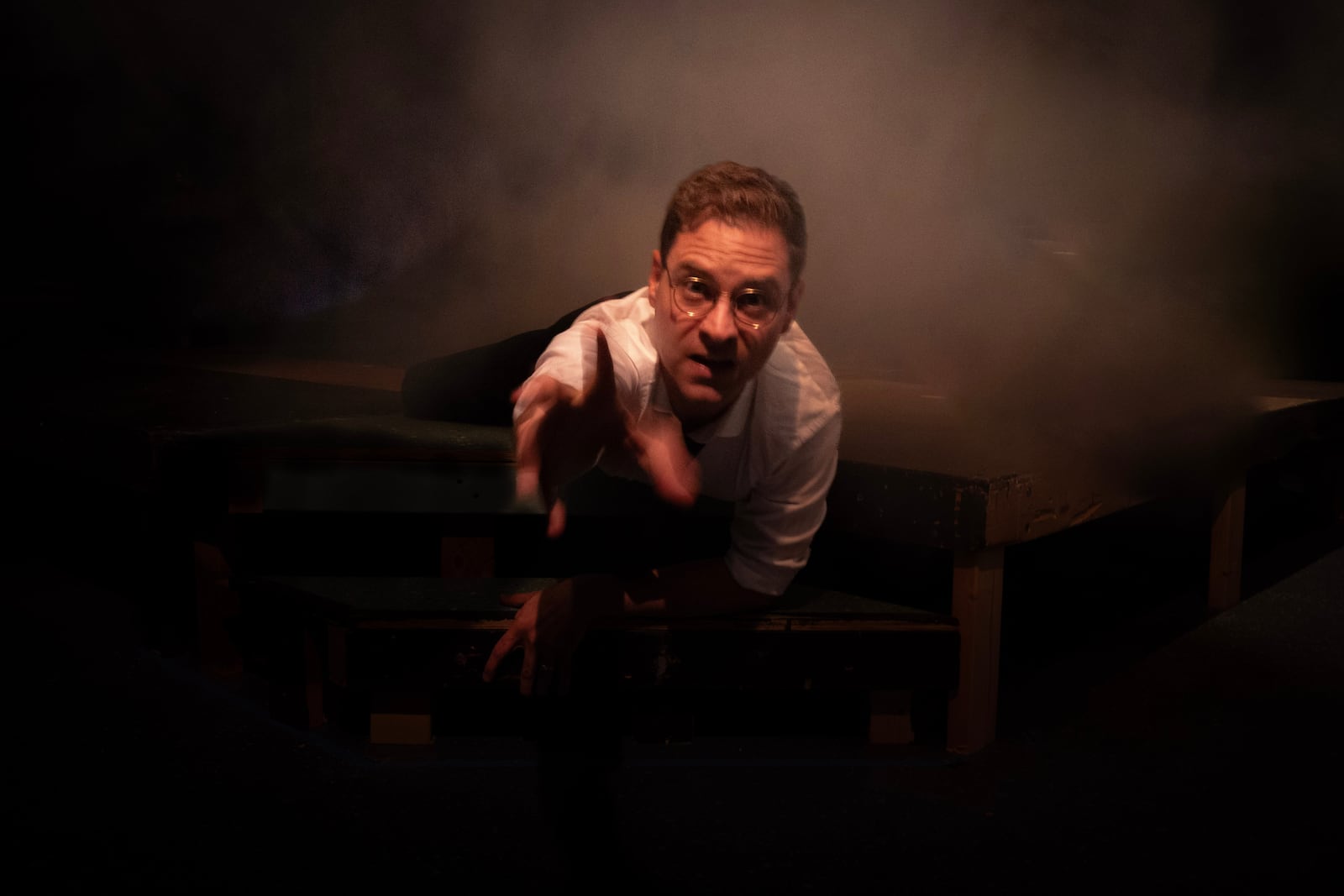 Matt Meier (Actor) in Dayton Theatre Guild's production of "The Woman in Black." PHOTO BY RICK FLYNN