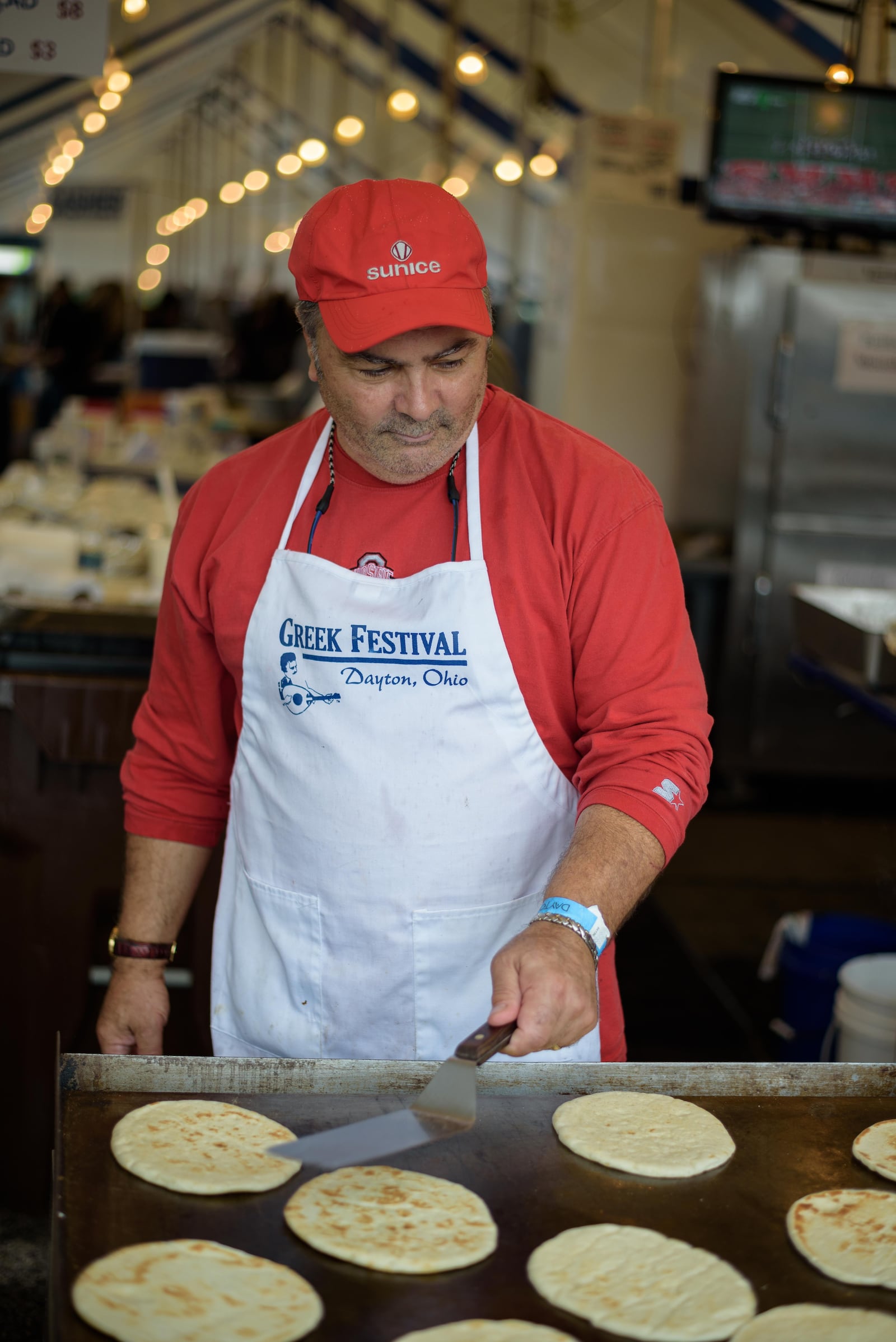 The 60th annual Greek Festival took place over the weekend from Friday, Sept 7 to Sunday, Sept 9 at The Annunciation Greek Orthodox Church, 500 Belmonte Park North in Dayton. This year's event had amazing food, devoted volunteers and the support and attendance of the community, despite it raining throughout the weekend. TOM GILLIAM / CONTRIBUTING PHOTOGRAPHER