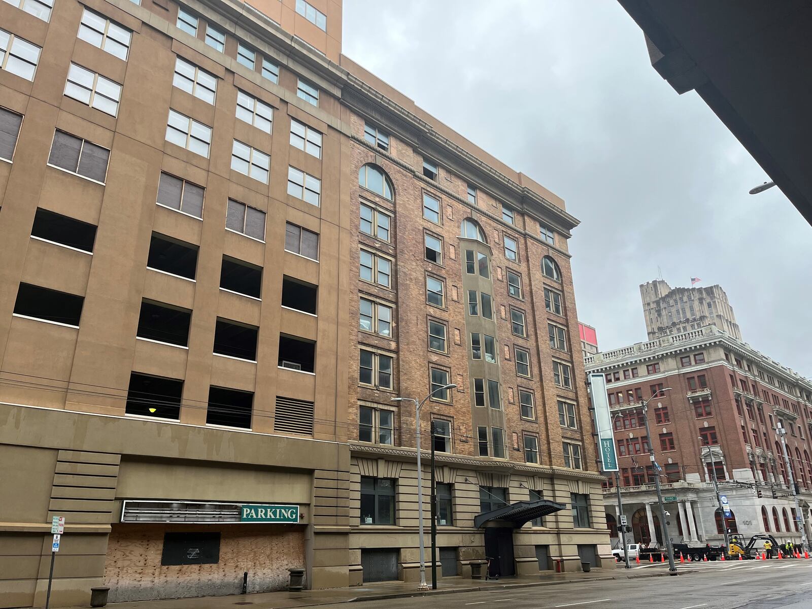 The former Dayton Grand Hotel at 11 S. Ludlow St. in downtown Dayton. CORNELIUS FROLIK / STAFF