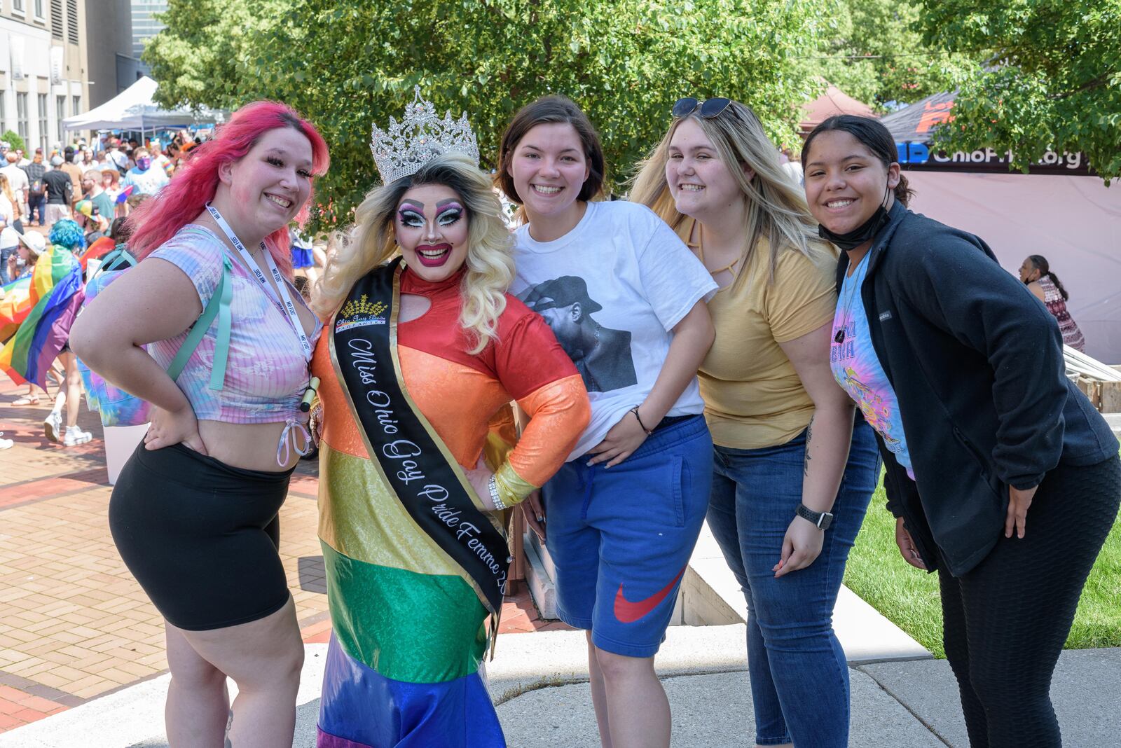 The Greater Dayton LGBT Center hosted the Dayton Pride Reverse Parade on E. 2nd St. and Festival at Courthouse Square in downtown Dayton on Saturday, June 5, 2021. Did we spot you there celebrating Pride? TOM GILLIAM/CONTRIBUTING PHOTOGRAPHER