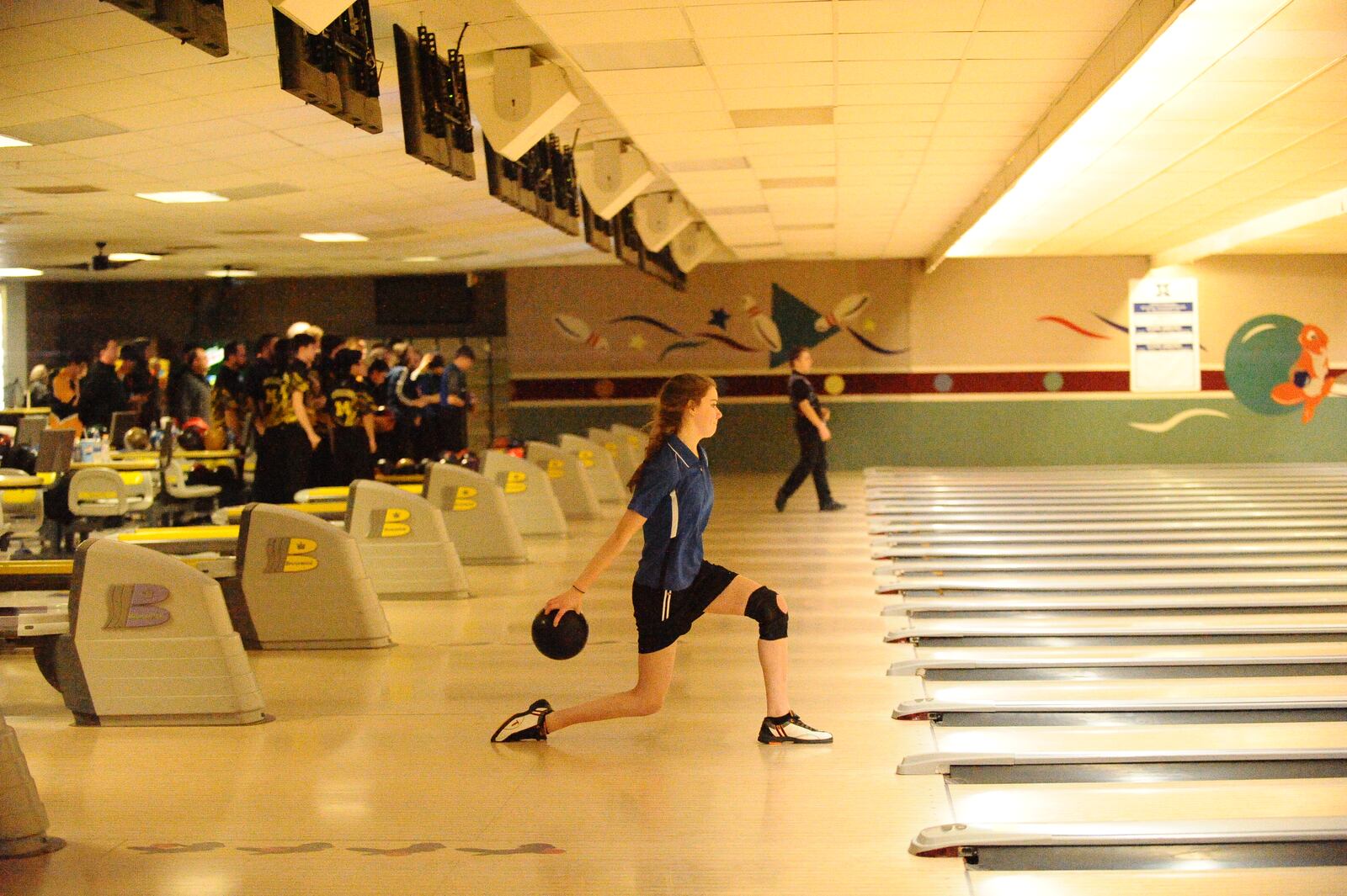 Xenia’s Kelsey Rose competes at Beaver-Vu Bowl during the Baker Bash on Monday. The Bucs won the Bash by beating Greenon, Centerville and Mechanicsburg in the final round. Greg Billing/CONTRIBUTED