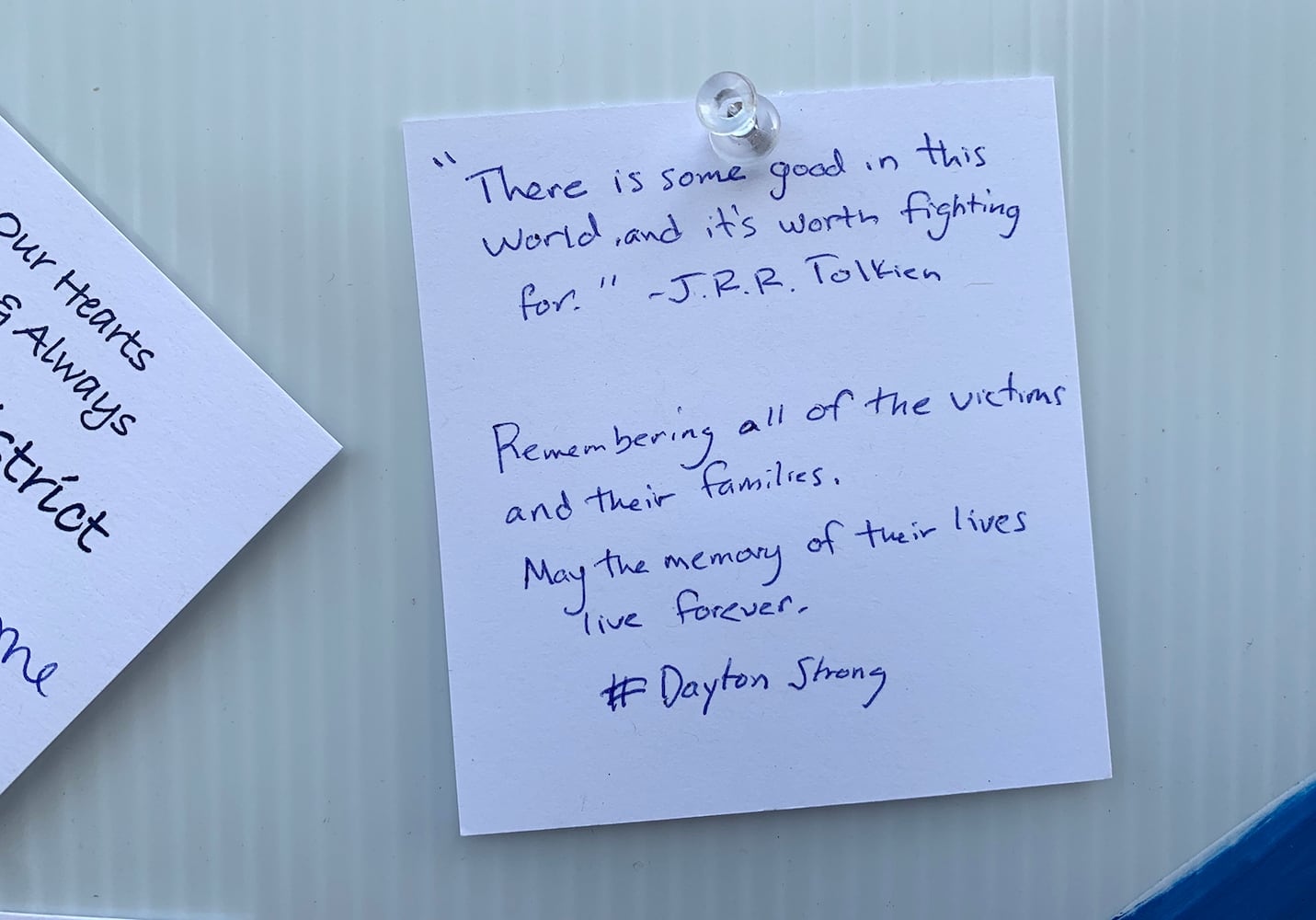 PHOTOS: Messages of heartbreak and hope cover the Tree of Life memorial honoring those killed in the Oregon District mass shooting