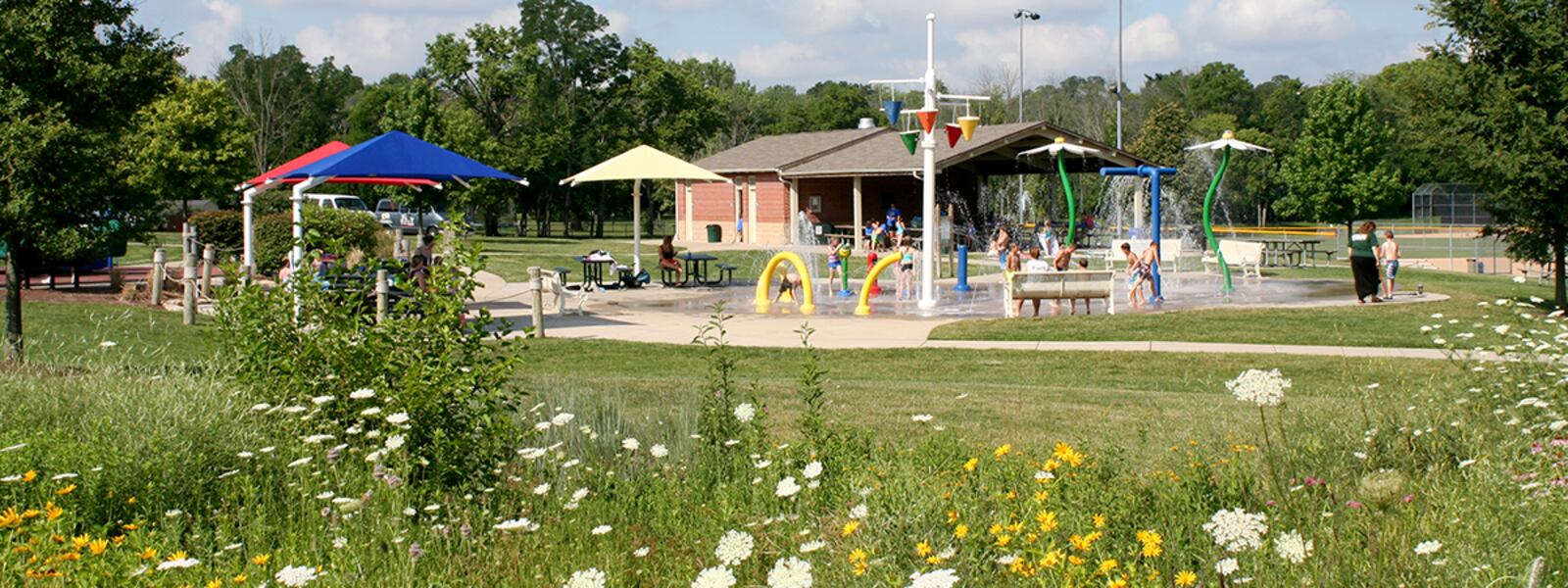 The sprayground at Activity Center Park off North Main Street in Centerville allows children of all ages to have fun getting wet in hot weather. The popular attraction is set to get a $475,000 upgrade in 2024, with Dayton Children's Hospital donating $150,000 toward the renovations.