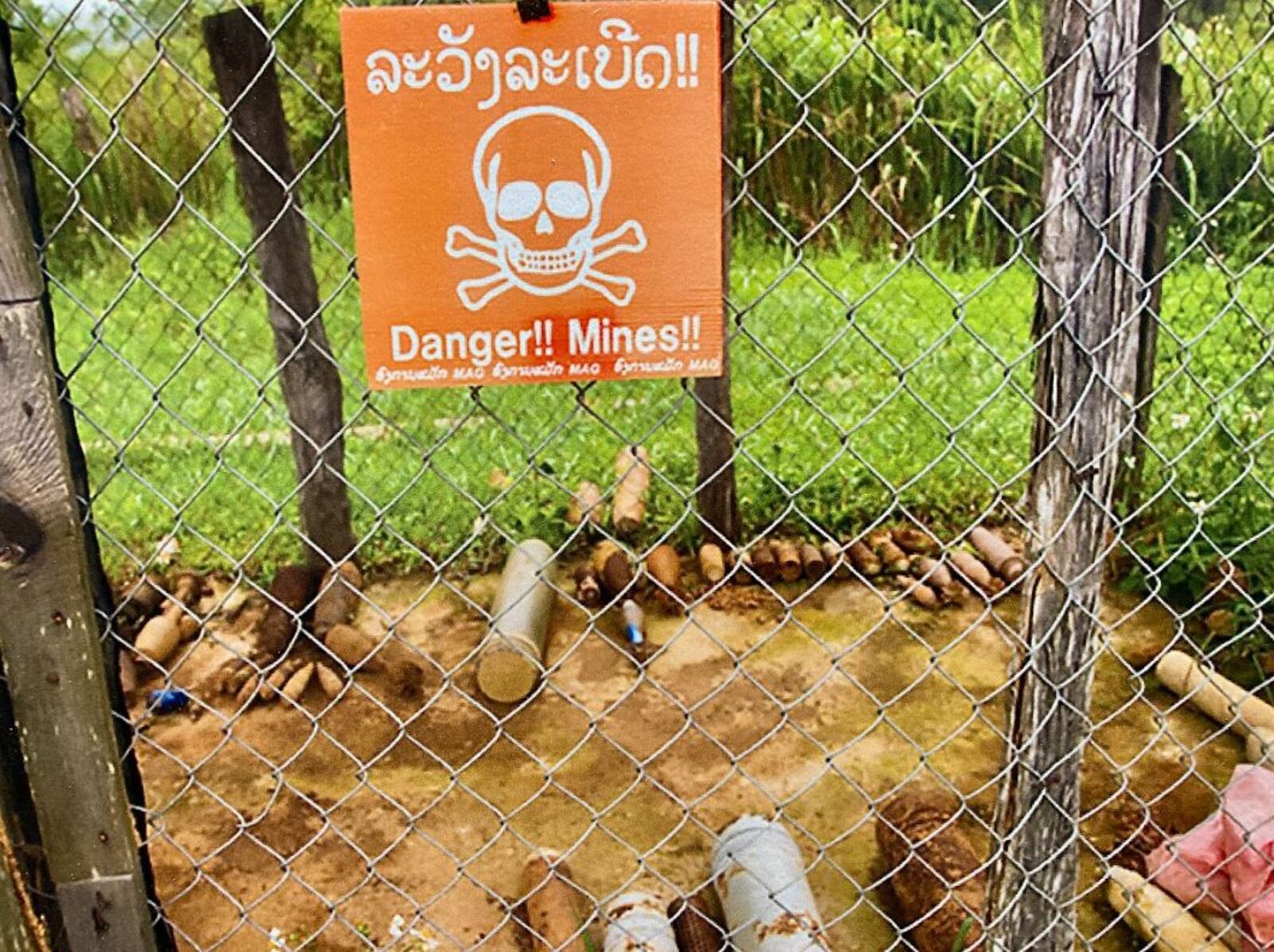 “The Secret War: UXO in Laos” exhibit is on display at Dayton's International Peace Museum. CONTRIBUTED